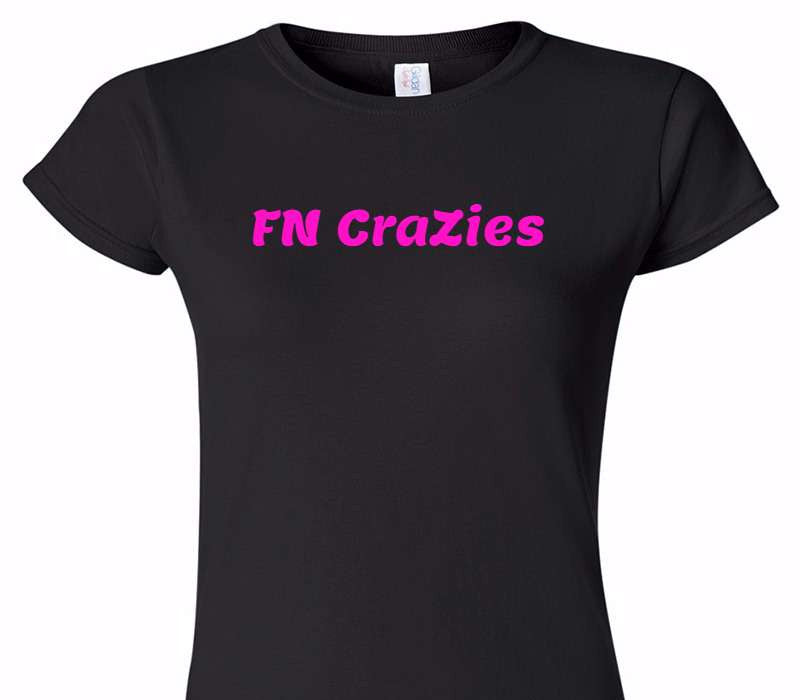 Custom Womens Soft Style 100% Cotton Black T-Shirt