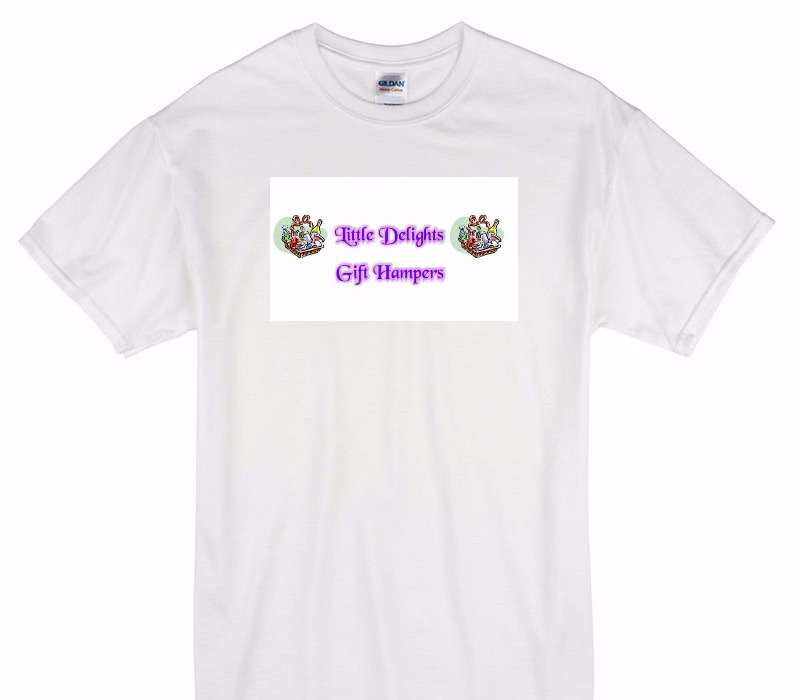 Custom Gildan 100% Cotton White T-Shirt