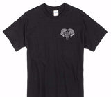 Custom Gildan 100% Cotton Black T-Shirt