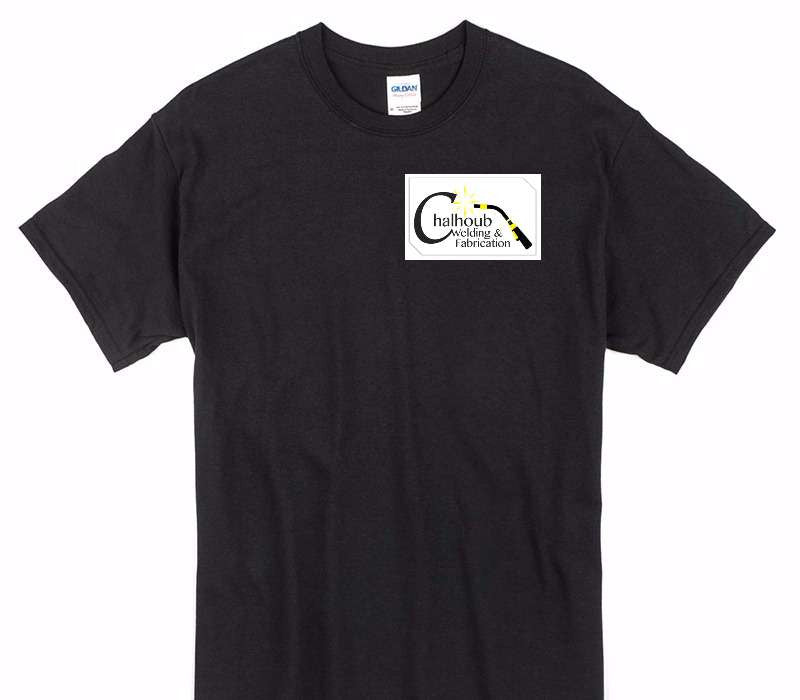 Custom Gildan 100% Cotton Black T-Shirt