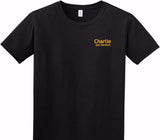 Custom Adult Soft Style 100% Cotton Black T-Shirt