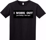 Custom Adult Soft Style 100% Cotton Black T-Shirt