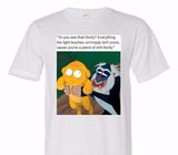 Custom Adult 100% Organic Cotton White T-Shirt