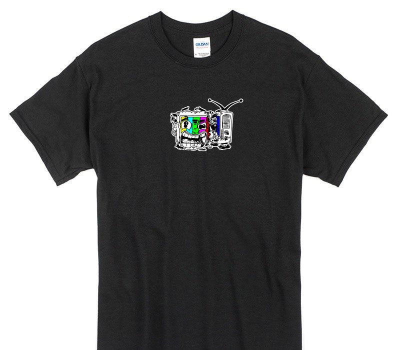 Custom Gildan 100% Cotton Black T-Shirt