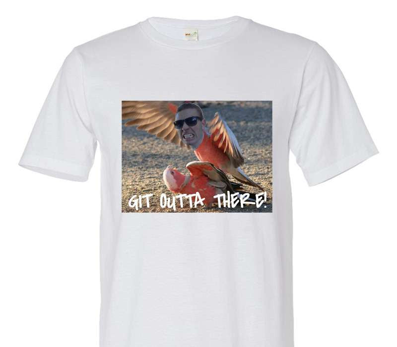 Custom Adult 100% Organic Cotton White T-Shirt