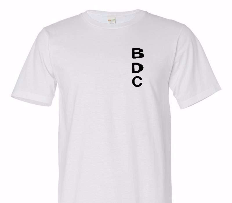 Custom Adult 100% Organic Cotton White T-Shirt