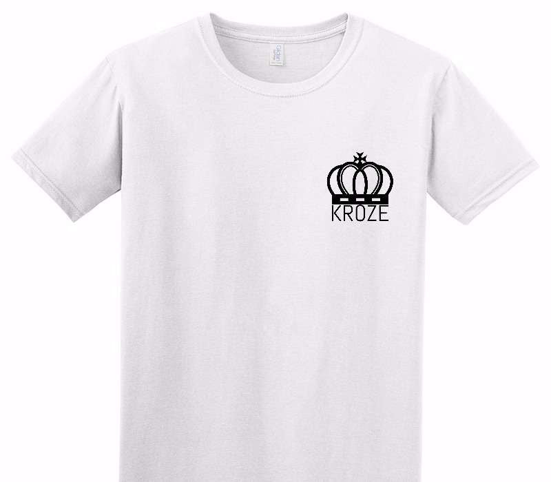 Custom Adult Soft Style 100% Cotton White T-Shirt