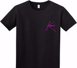 Custom Adult Soft Style 100% Cotton Black T-Shirt