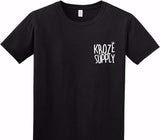 Custom Adult Soft Style 100% Cotton Black T-Shirt