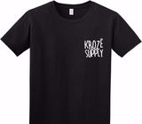 Custom Adult Soft Style 100% Cotton Black T-Shirt