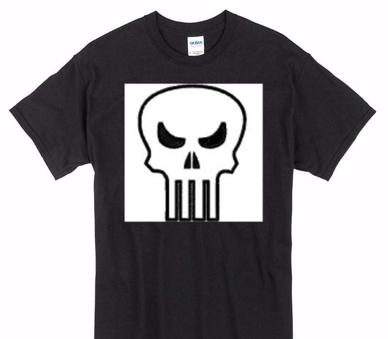 Custom Gildan 100% Cotton Black T-Shirt
