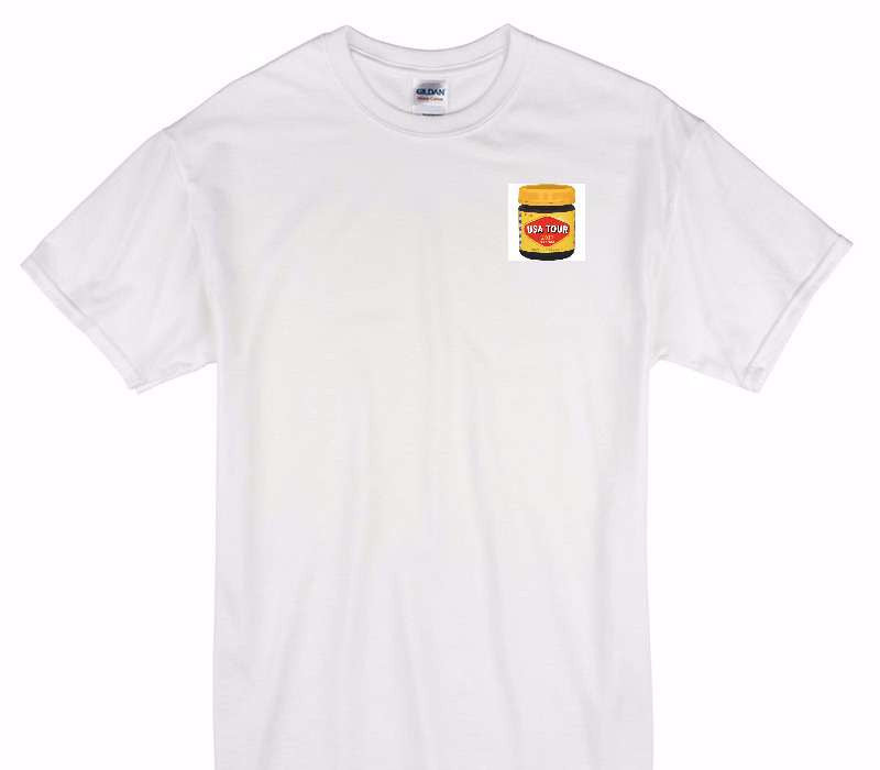 Custom Gildan 100% Cotton White T-Shirt