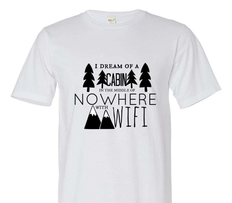 Custom Adult 100% Organic Cotton White T-Shirt