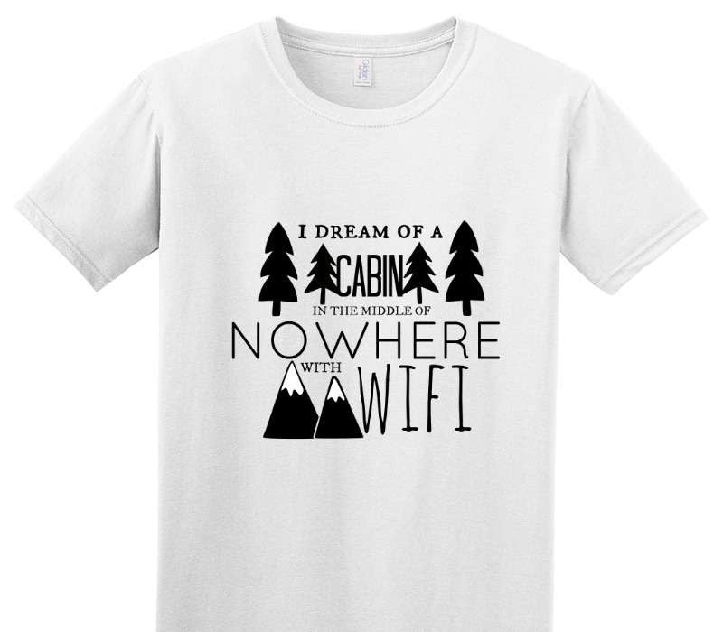 Custom Adult Soft Style 100% Cotton White T-Shirt