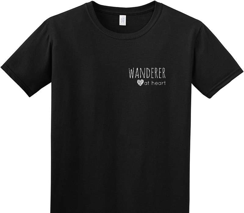 Custom Adult Soft Style 100% Cotton Black T-Shirt