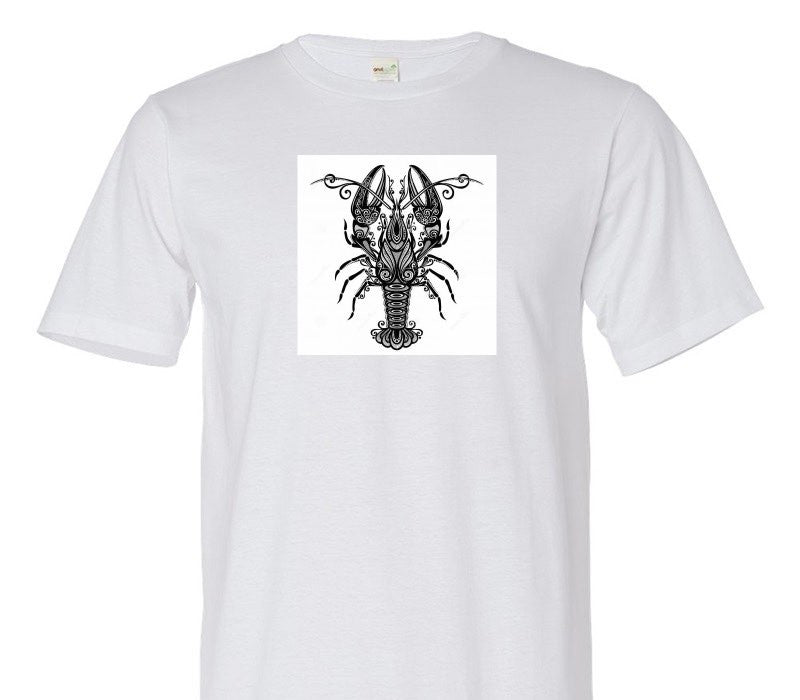 Custom Adult 100% Organic Cotton White T-Shirt