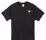 Custom Gildan 100% Cotton Black T-Shirt