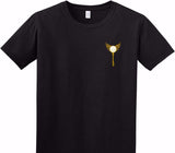 Custom Adult Soft Style 100% Cotton Black T-Shirt