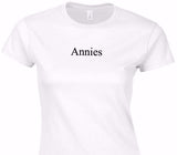 Custom Womens Soft Style 100% Cotton White T-Shirt