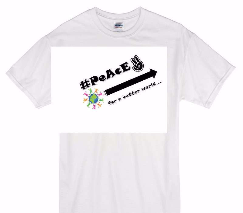 Custom Gildan 100% Cotton White T-Shirt