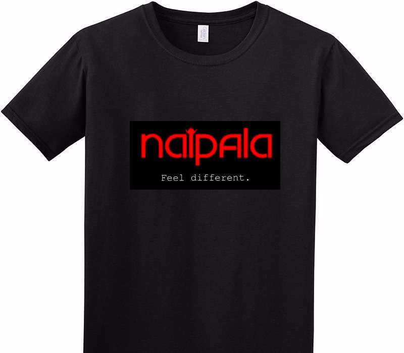Custom Adult Soft Style 100% Cotton Black T-Shirt