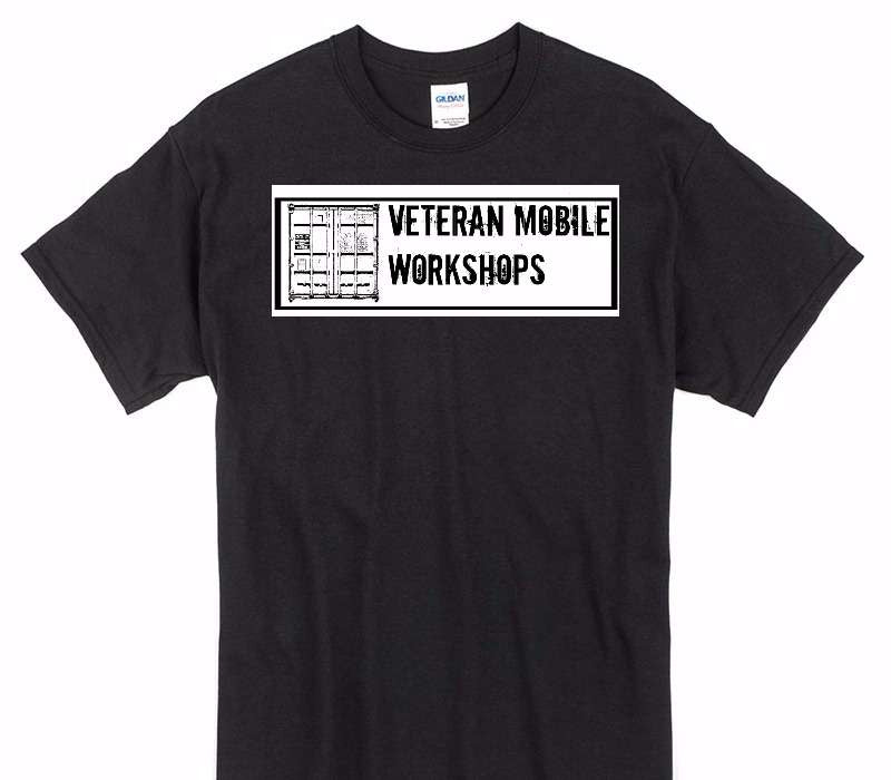 Custom Gildan 100% Cotton Black T-Shirt