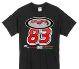 Custom Gildan 100% Cotton Black T-Shirt