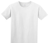 Custom Adult Soft Style 100% Cotton White T-Shirt