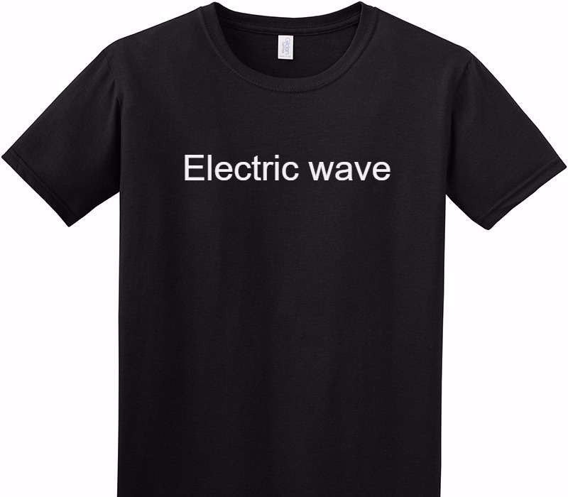 Custom Adult Soft Style 100% Cotton Black T-Shirt