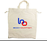 Custom Drawstring Tote Bag Cotton Calico