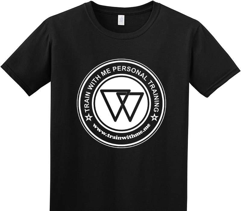 Custom Adult Soft Style 100% Cotton Black T-Shirt