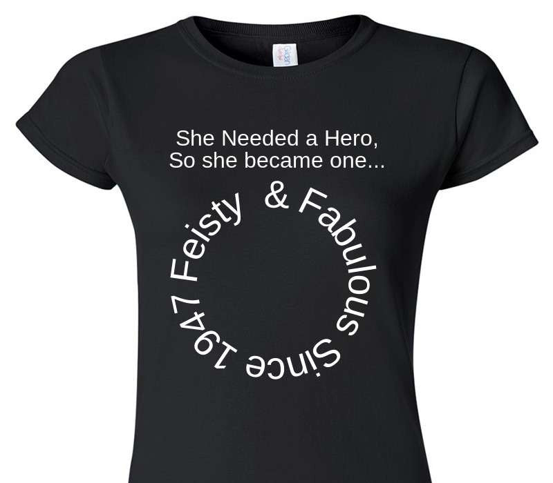 Custom Womens Soft Style 100% Cotton Black T-Shirt