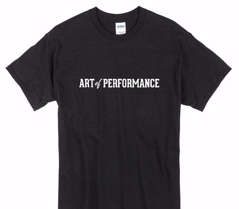 Custom Gildan 100% Cotton Black T-Shirt