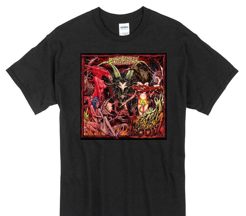 Custom Gildan 100% Cotton Black T-Shirt