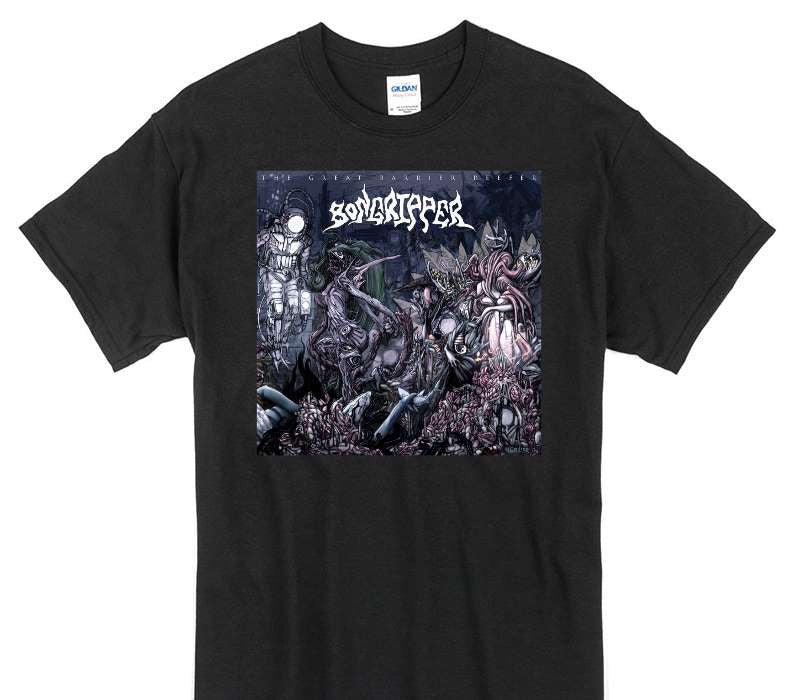 Custom Gildan 100% Cotton Black T-Shirt