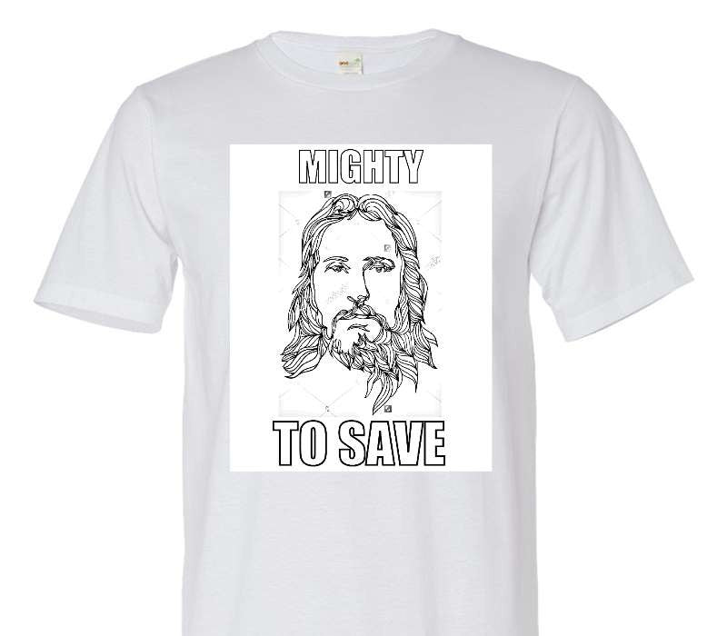 Custom Adult 100% Organic Cotton White T-Shirt