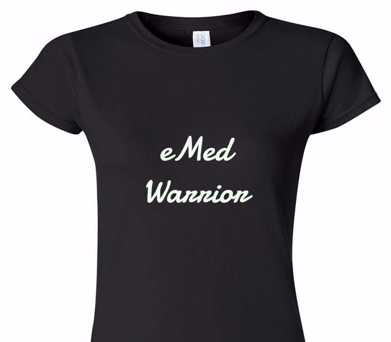 Custom Womens Soft Style 100% Cotton Black T-Shirt