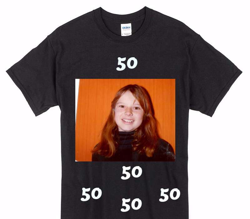 Custom Gildan 100% Cotton Black T-Shirt