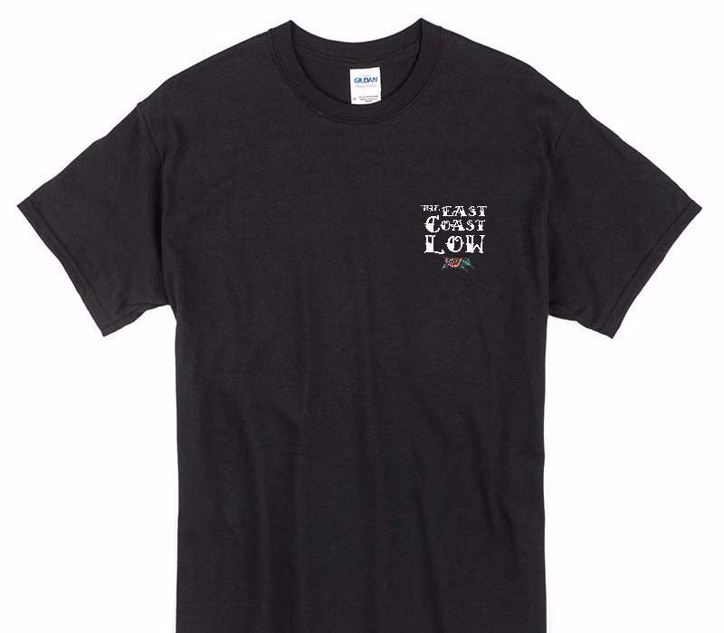 Custom Gildan 100% Cotton Black T-Shirt