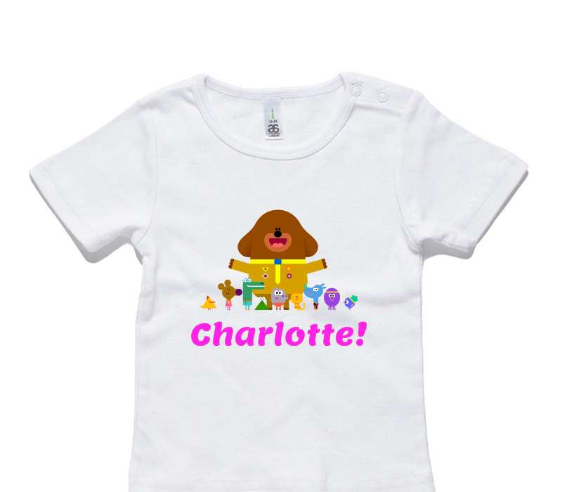 Custom AS Colour White Baby T-Shirt