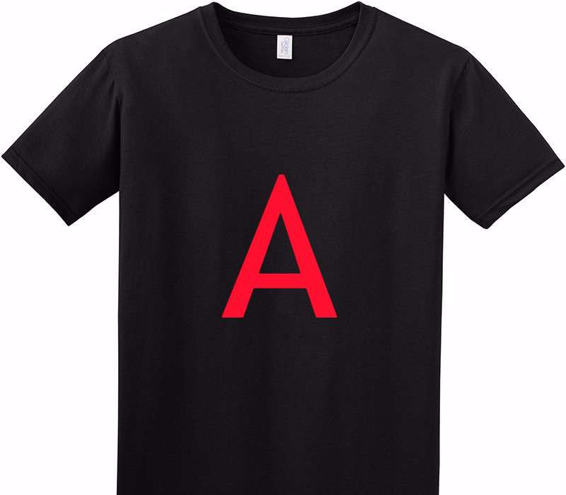 Custom Adult Soft Style 100% Cotton Black T-Shirt