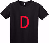 Custom Adult Soft Style 100% Cotton Black T-Shirt