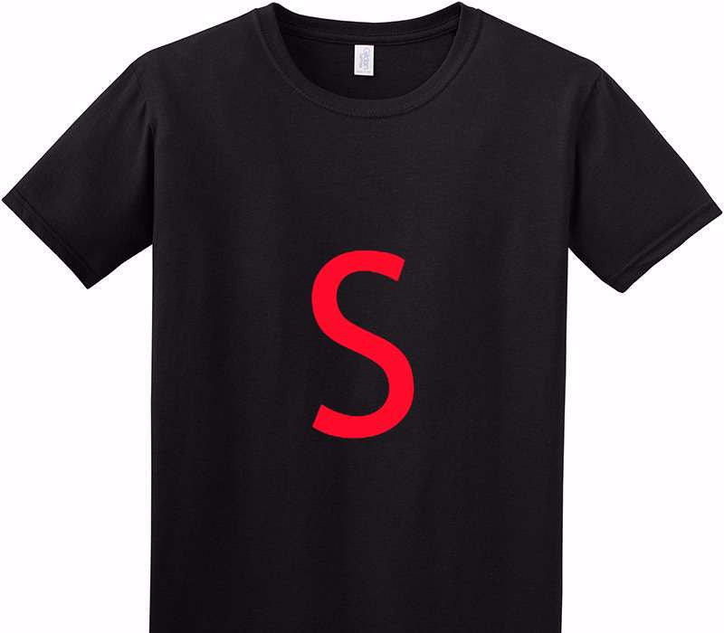 Custom Adult Soft Style 100% Cotton Black T-Shirt