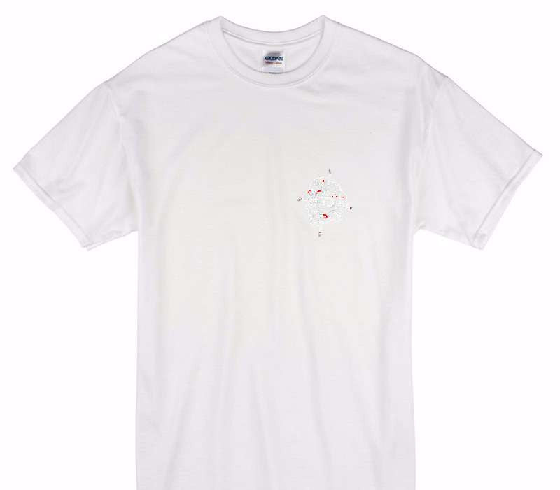 Custom Gildan 100% Cotton White T-Shirt
