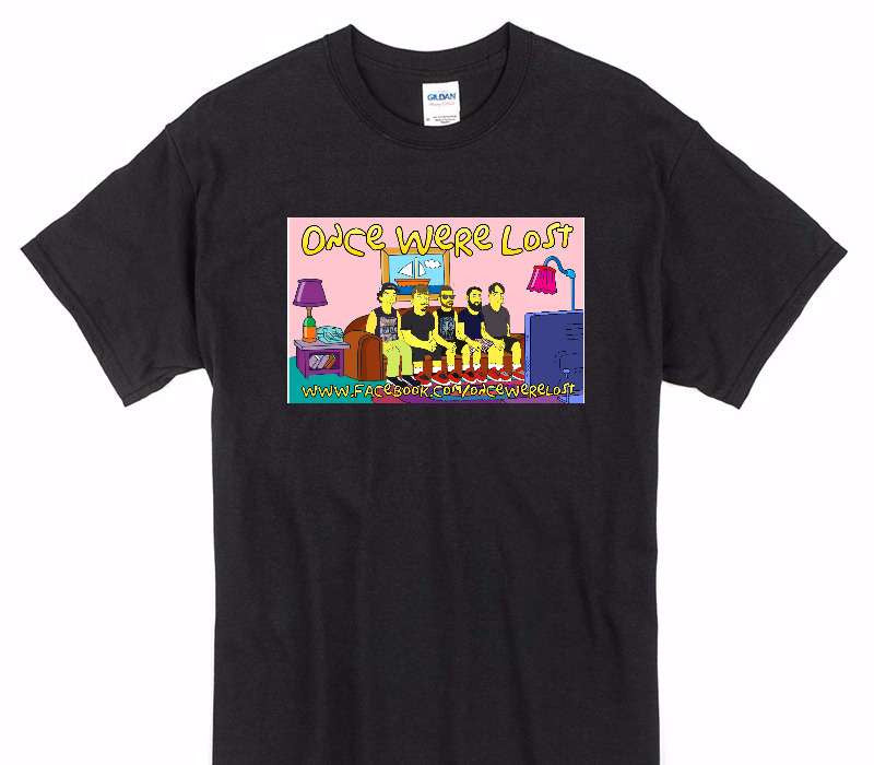 Custom Gildan 100% Cotton Black T-Shirt