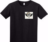 Custom Adult Soft Style 100% Cotton Black T-Shirt