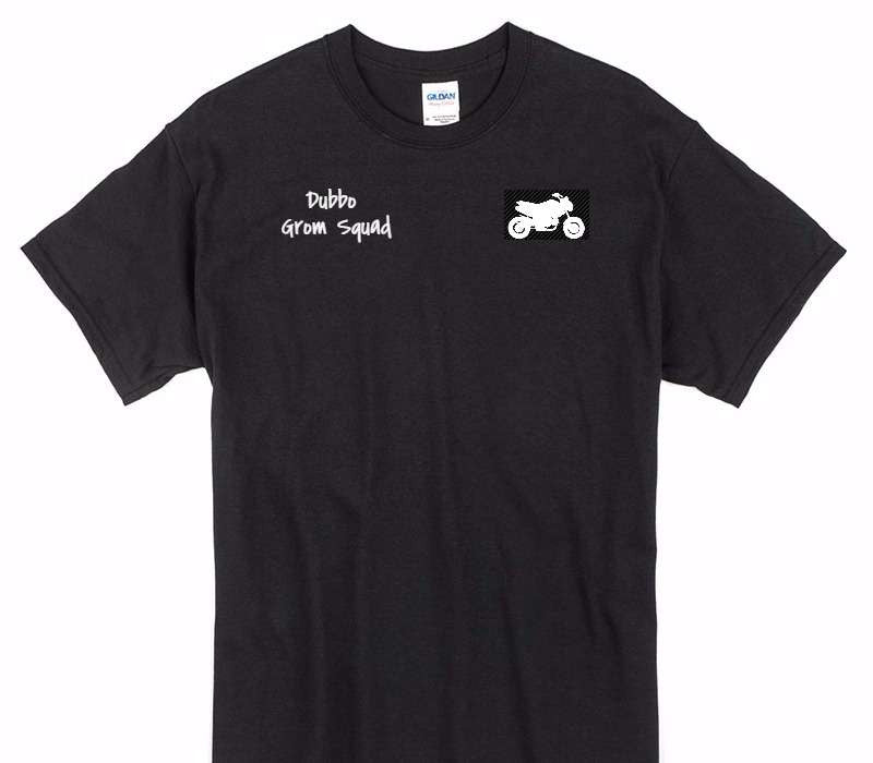 Custom Gildan 100% Cotton Black T-Shirt