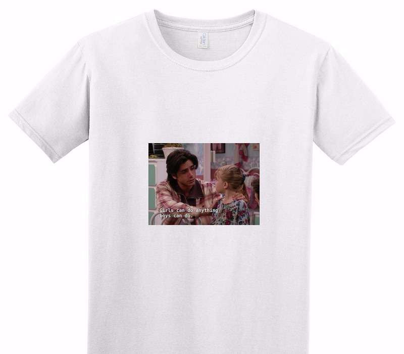 Custom Adult Soft Style 100% Cotton White T-Shirt