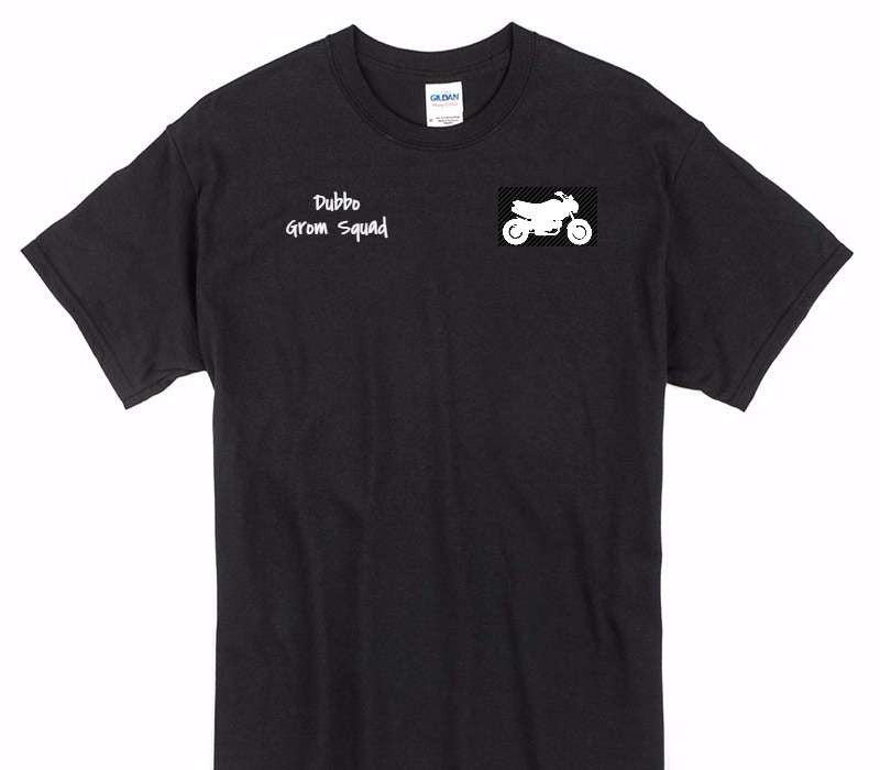 Custom Gildan 100% Cotton Black T-Shirt