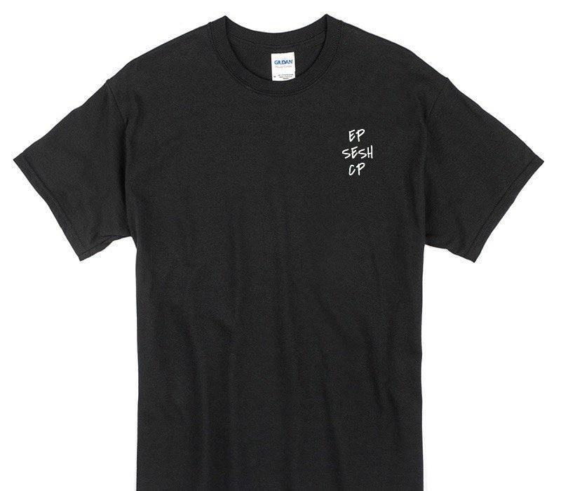 Custom Gildan 100% Cotton Black T-Shirt